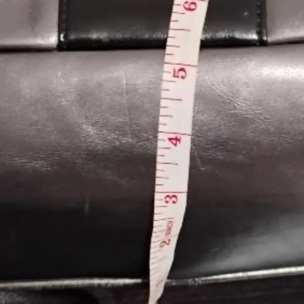 Gianni Bernini Crackled GunMetal Leather Hand/Crossbody Full Zip Around NWOT - Picture 11 of 11